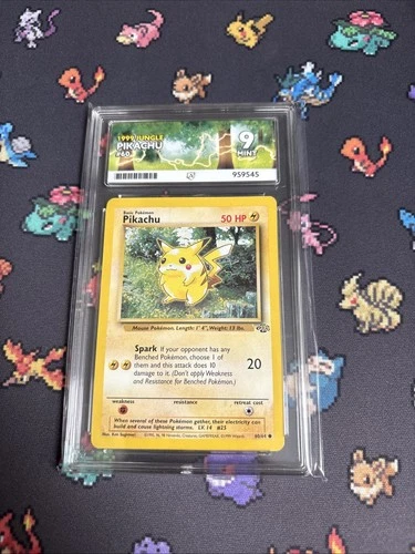 Pokémon 1999 Jungle Pikachu #60 Ace 9 MINT