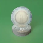 1930's Macbeth Evans Petalware 8" Monax Salad Plates ~ Set Of 9