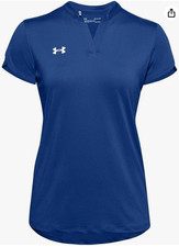 BRAND NEW Under Armour Women's Performance Polo 1351233 Size LG in Royal 55.00