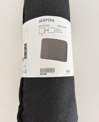 IKEA Järpön Rückenkissenbezug für draußen 62x44 cm anthrazit 504.452.97 NEU OVP