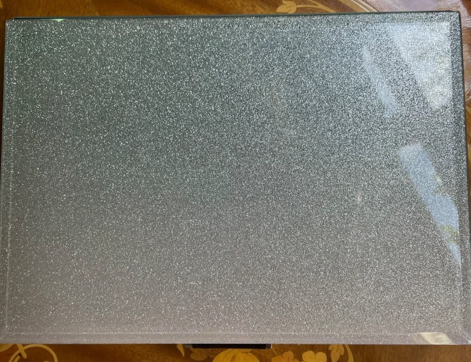 STACKERS Glass Ombre Pink /Silver Jewelry Box. Great condition. - Image 4 of 4