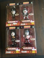 KISS - ROCK HEADLINERS XL / Set of 4 Gene Peter Ace Paul - NEW -Never Opened