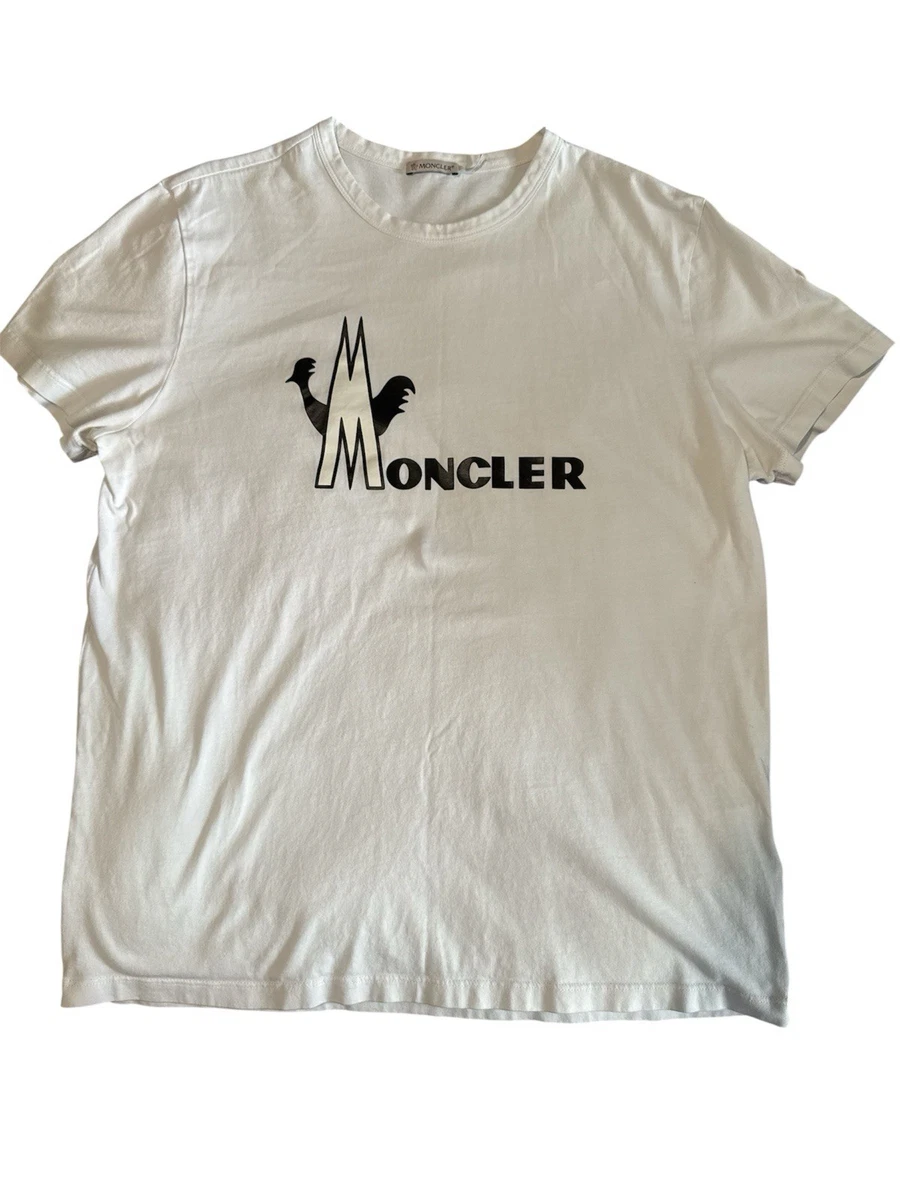 Moncler White T-Shirts for Men for sale | eBay