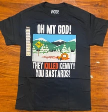 SOUTH PARK Cartman "OH MY GOD THEY KILLED KENNY" Hybrid Apparel Graphic Tee- NWT