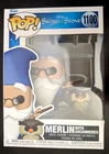 FUNKO POP! DISNEY ~ 1100 MERLIN WITH ARCHIMEDES~ THE SWORD IN THE STONE ~ NIB