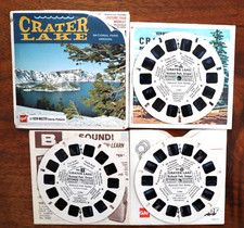VIEW-MASTER CRATER LAKE NATIONAL PARK, A246, 3REEL SET, WITH BOOKLET