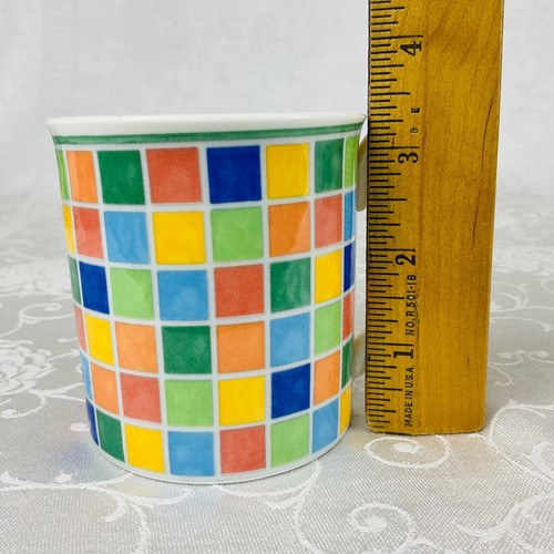 Villeroy & Boch Twist Alea (6) Mugs Mosaic Pattern Very Good Used Condition - Picture 4 of 7