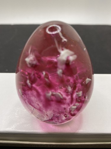 Easter Eggs Four Hand Blown Glass Colorful - Picture 7 of 10