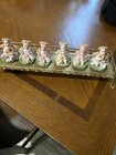 Vintage Resin Sitting Baby Angels Lot Of 6