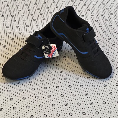 Lonsdale Camden Leather Upper Kids Trainers Sneakers UK2
