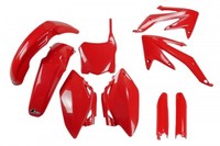 Ufo Plast Kit Verkleidungsplatten Honda CRF 450 R 2008 Rot