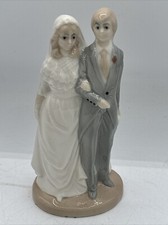 Bride and Groom Figurine Wedding Cake Topper Spain 7.75  