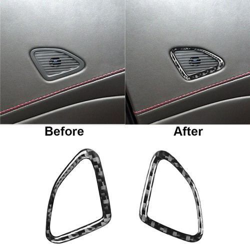 44Pcs Carbon Fiber Full Interior Kit Cover Trim For Chevrolet Corvette C7 - Picture 8 of 21
