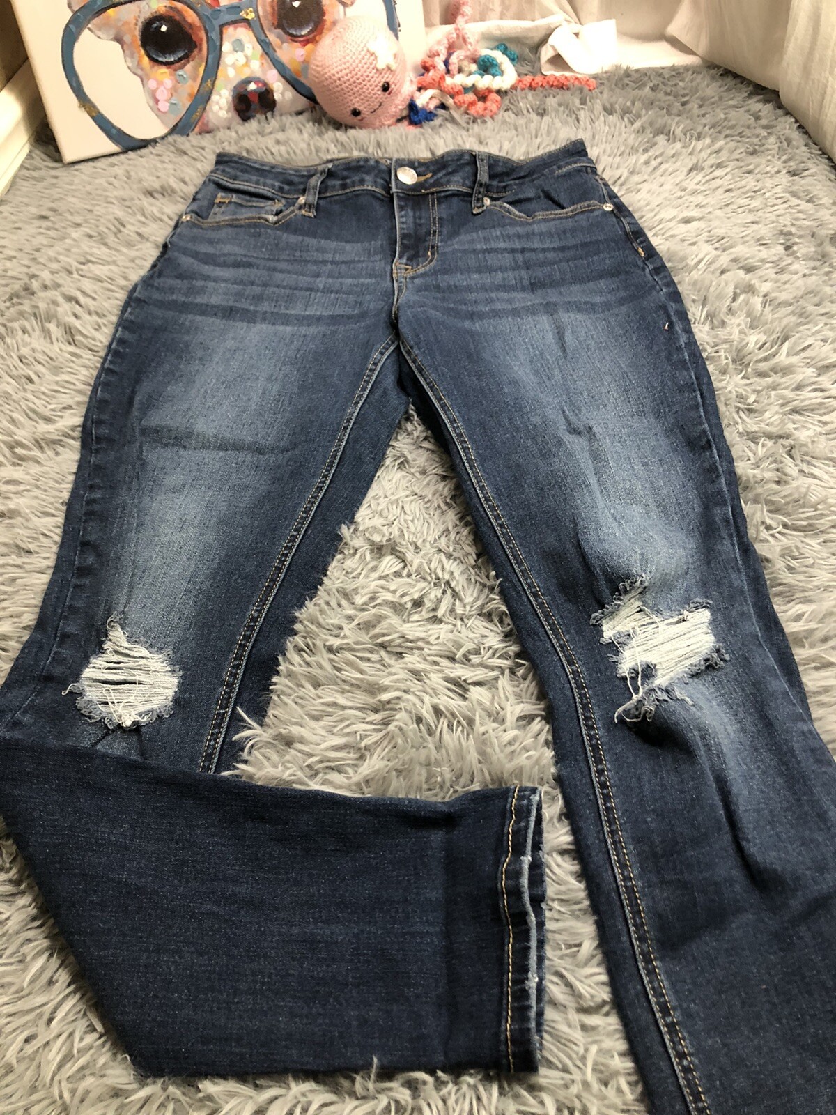 Maurices Jeggings Jeans Womens Size Small 6 Blue 30 Inseam Mid Rise  Stretch | eBay