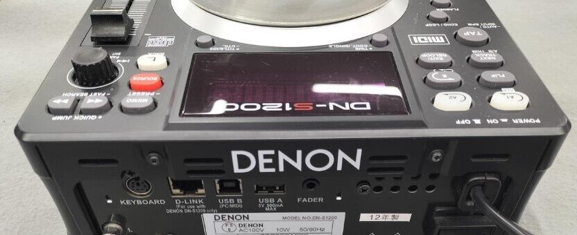 Denon DJ DN-S1200 Single Portable CD/MP3 Player Controller Denon DJ DN-S1200 Single Portable CD/MP3 Player Controller
