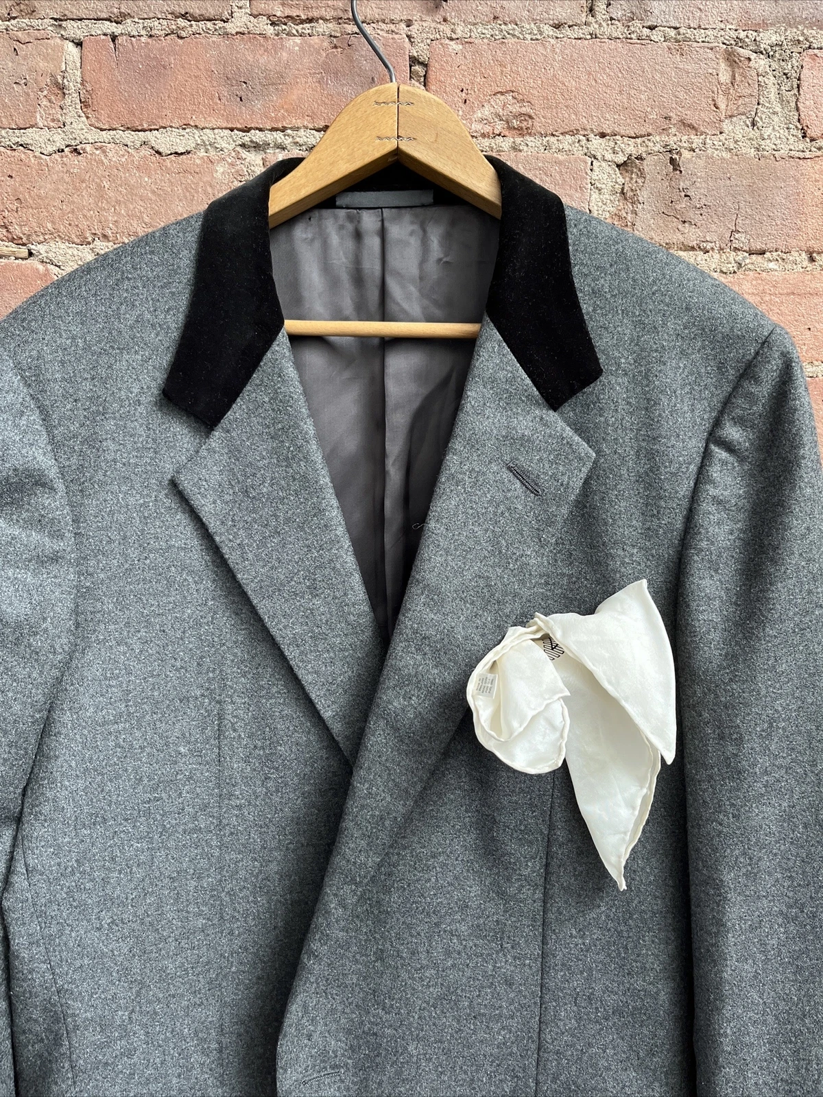 Lanvin — Lanvin Country Jacket, Sz 54, Gray Cashmere/Wool, Italy