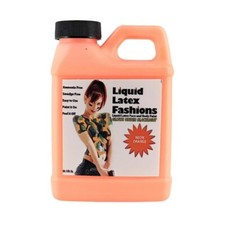 Liquid Latex Neon Orange - 8 Oz, Face and Body Paint for Cosplay Halloween SFX