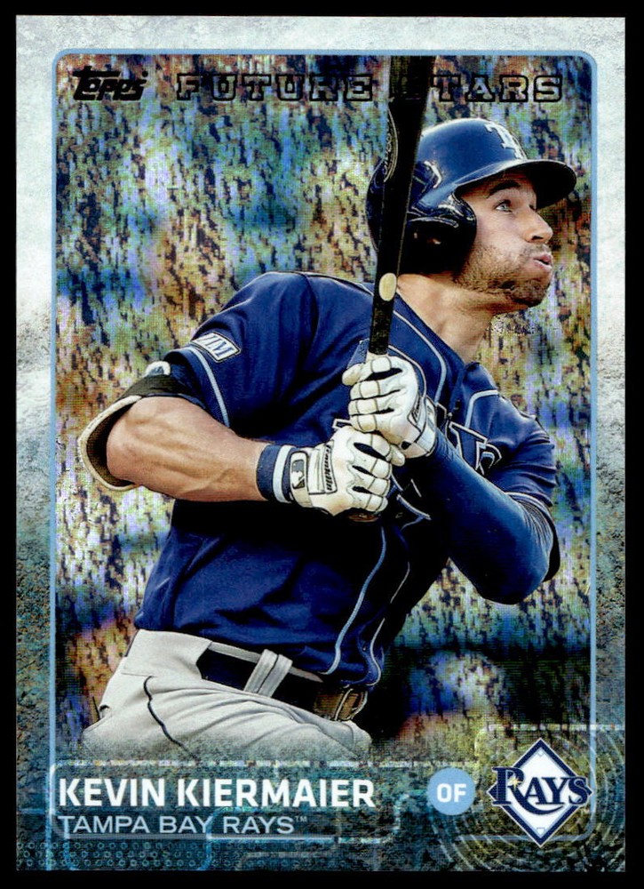 2015 Topps Foil 158 Kevin Kiermaier /179 Tampa Bay Rays Baseball Card
