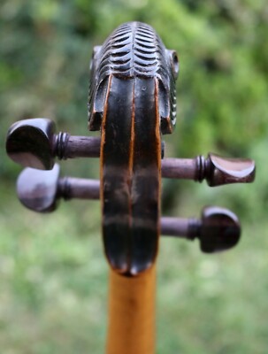 Old LION HEAD ANTIQUE GERMANY VIOLIN. LISTEN to the VIDEO! | eBay