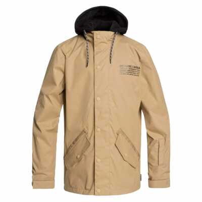 DC Men's UNION Hooded Jacket - EDYTJ03093 - CLM0 - Small - NWT 