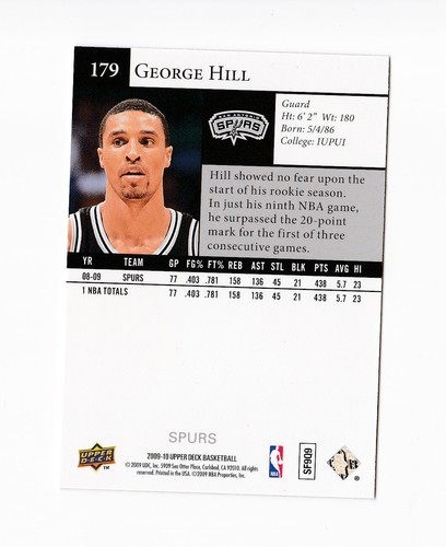 2009-10 Upper Deck Basketball Singles Pick List Spurs Rockets Lakers Bulls Jazz - Picture 113 of 135