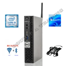 Dell OptiPlex 7070 Micro i9-9900 | up to 64GB RAM & 2*2TB SSD | Win11 | Wi-Fi+BT