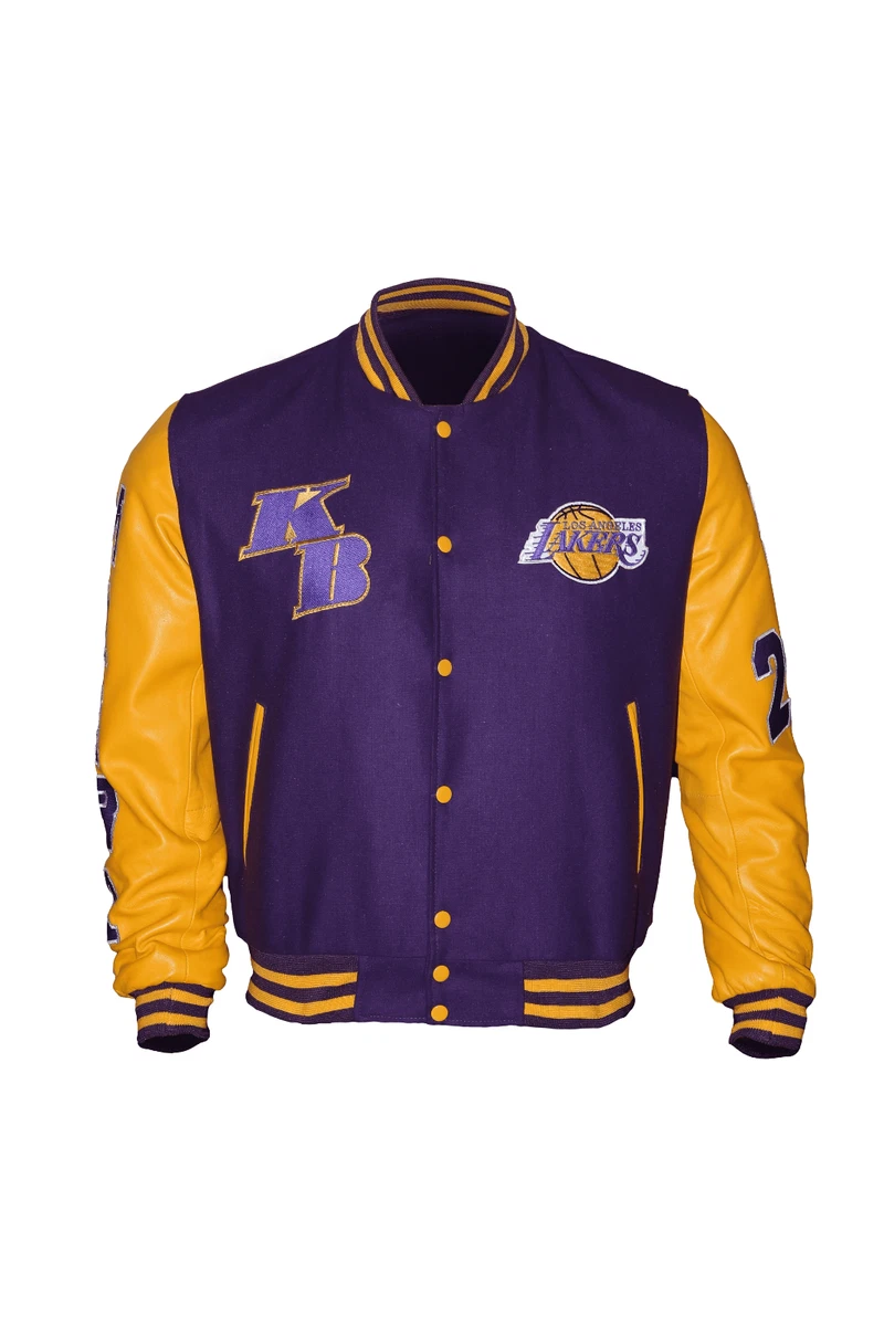 Los Angeles Lakers Windbreaker with Pocket Black / 3X Large