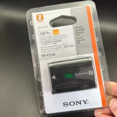 New NP-FZ100 7.2V 2280mAh Battery For Sony M2 M3 M4 S3 a9 A6600 a7RIII Cameras
