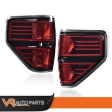 Left & Right Rear Tail Lights Brake Lamps Fit For 2009-2014 Ford F150 Pickup 