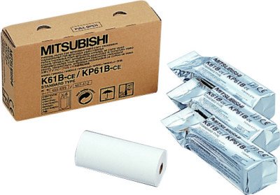 Mitsubishi KP61B K61B (4 Rlln) Videoprinterpapier Druckerpapier Ultraschallbild