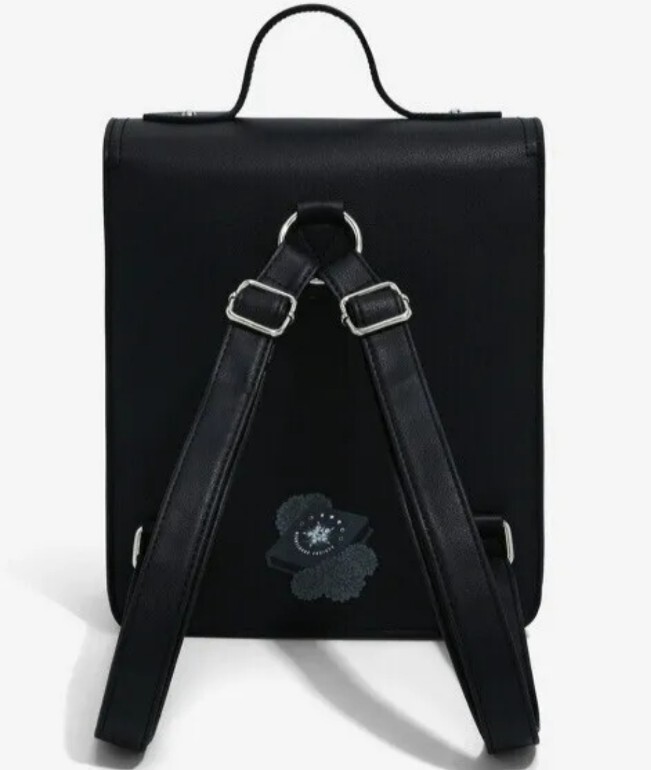 Wednesday Addams Nevermore Academy Black Mini Backpack 