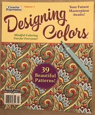 Creative Expression Designing Colors Coloring Book Quotes Vol 1 FREE SHIPPING JB