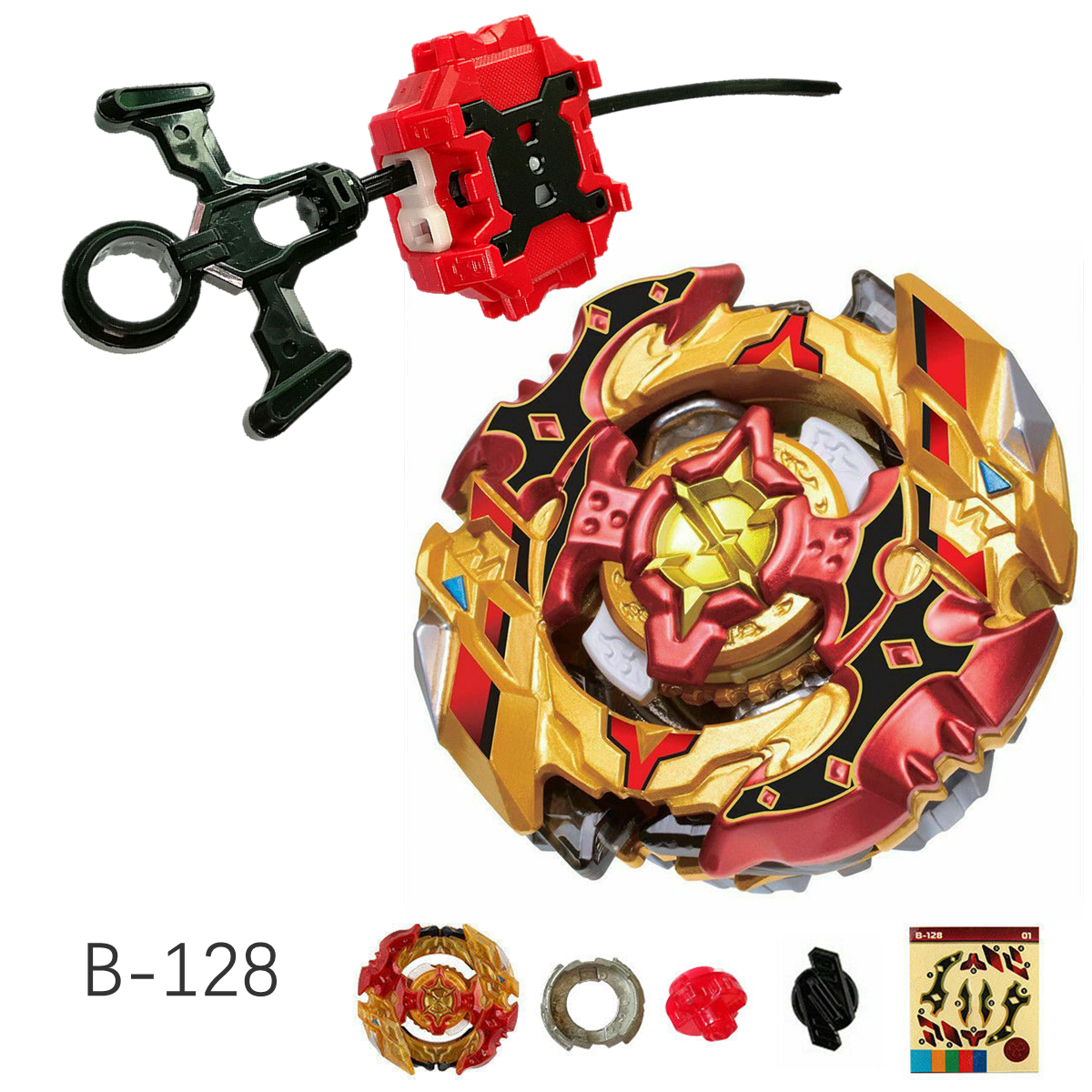 Beyblade Burst B-128 CHO-Z SPRIGGAN.OW.ZT Gyro With Launcher