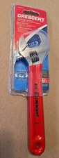 Crescent Cushion Grip Adjustable Wrenches, 8 Inches Long, 1 1/8 Inches Opening