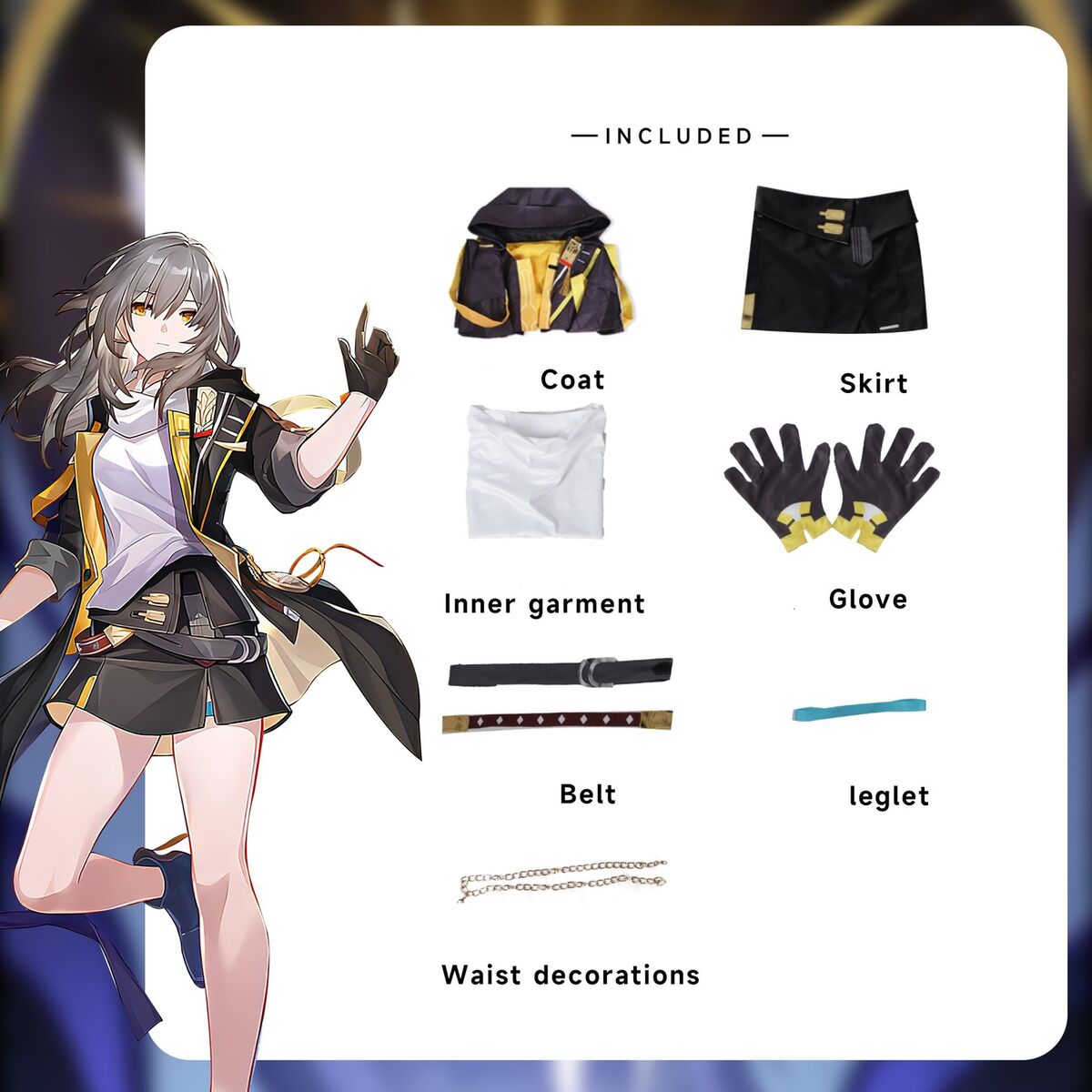 CoCos-SSS Game Honkai Star Rail Trailblazer Female Cosplay Costume Game  Star Rail Big Sister Trailblazer Stelle Costume and Wig - AliExpress