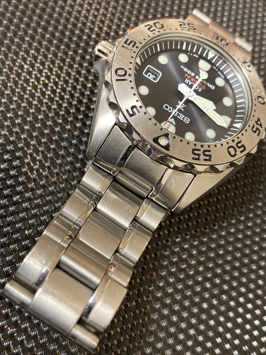 Seiko Titanium SBDN013 Men's Solar Quartz 200m Diver watch Seiko Titanium SBDN013 Men's Solar Quartz 200m Diver watch