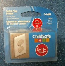 Child Safe S-4460 Outlet Plug Covers, Clear, FREE SHIPPING