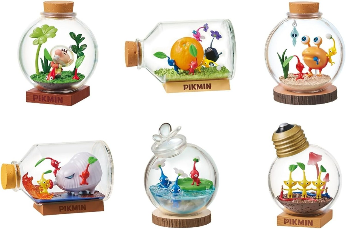 Pikmin Terrarium Collection All 6 types Complete Set Box Figure RE