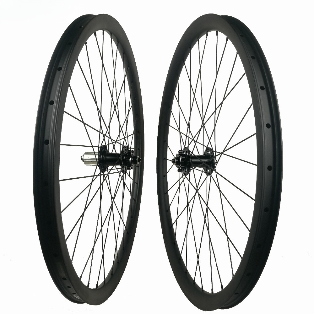 29er Carbon Lefty Wheelset Asymmetrical 33X30mm for AM MTB Enduro