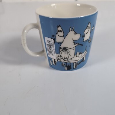 Mumin große Tasse blau 0,4 L Arabia 90er Muumi