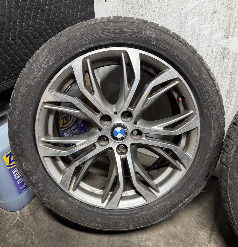 BMW 2016-2020 F48 F39 X1 X2 ESTILO 566 LLANTAS DE 18 PULGADAS CON JUEGO DE NEUMÁTICOS OEM Foto 3 de 4