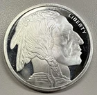 1 Troy oz .999 Silver Buffalo Round – Golden State Mint Indian Head Bullion Coin