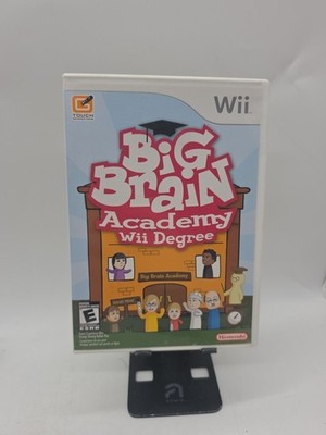 Big Brain Academy Wii Degree Nintendo Wii Game Educational Fun Cib Complete Mint