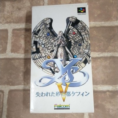 Nippon Falcom Ys V Die verlorene Stadt aus Sand Super Famicom Spiel