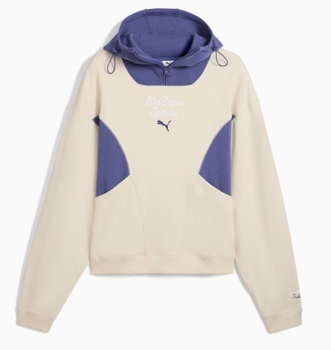 PUMA x Kidsuper Sports Progressive Hoodie Hooded Sweatshirt Alpine Snow LARGE L