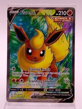 1x Pokemon Flareon V 169/203 Evolving Skies Full Art Ultra Rare NM on eBay
