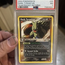 2004 POKEMON EX TEAM ROCKET RETURNS #20 DARK TYRANITAR PSA 7 NON HOLO Bonus Ex’s on eBay