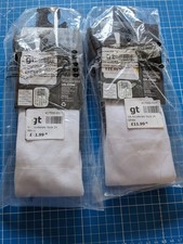 Under Armour Accelerate Sock 24, White, 2 pairs, New, Size 4-7.5 UK
