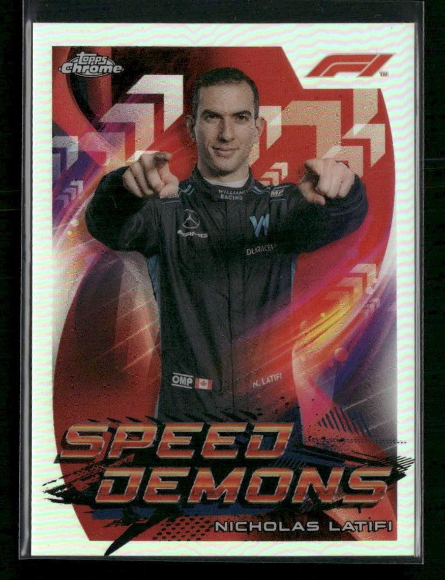2022 Topps Chrome Formula 1 #SD-NL Nicholas Latifi Speed Demons