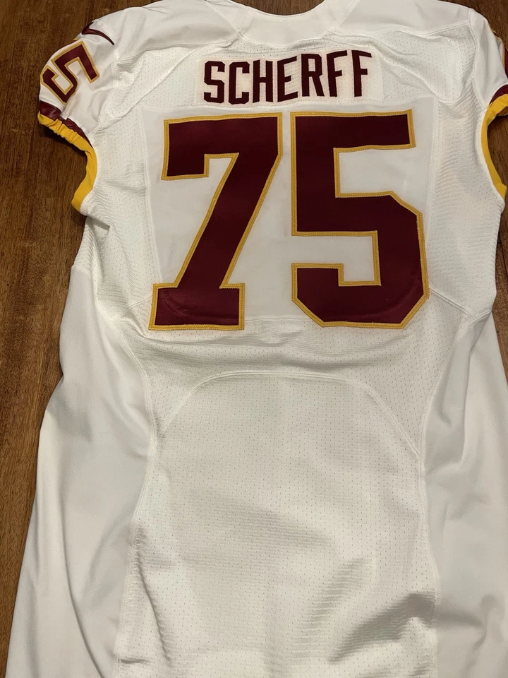 Washington Redskins Team Issued Brandon Scherff Jersey #75 - Image 2 of 4